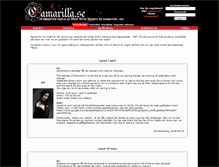 Tablet Screenshot of camarilla.se